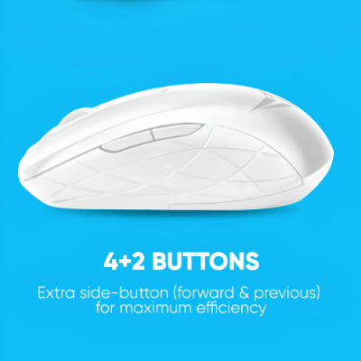Alcatroz AirMouse Duo 7X Dual-Mode Wireless Mouse | Bluetooth 5.0 & 2.4G