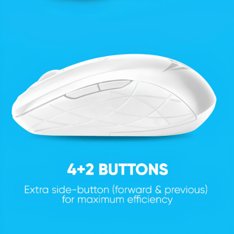 Alcatroz AirMouse Duo 7X Dual-Mode Wireless Mouse | Bluetooth 5.0 & 2.4G