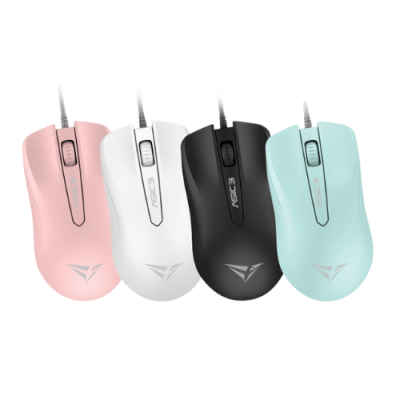 Alcatroz Asic 3 Wired USB Mouse | High Resolution 1600 CPI Optical Mouse