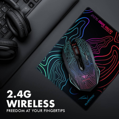 Alcatroz X-Craft Air Ultra Silent Wireless Gaming Mouse | 3200 CPI
