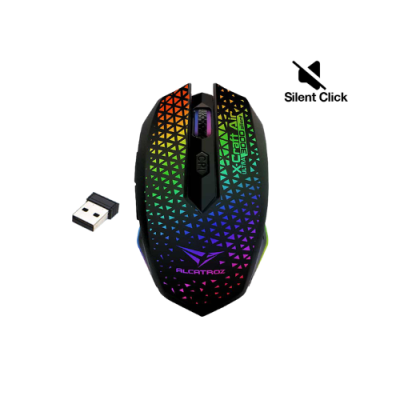 Alcatroz X-Craft Air Ultra Silent Wireless Gaming Mouse | 3200 CPI