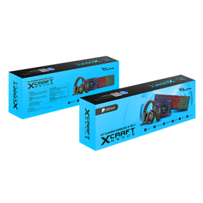 Alcatroz X-Craft Nexus Rechargeable Wireless 4-in-1 Gaming Starter Pack