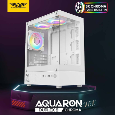 Armaggeddon Aquaron Duplex 2 Chroma Micro-ATX Gaming PC Case