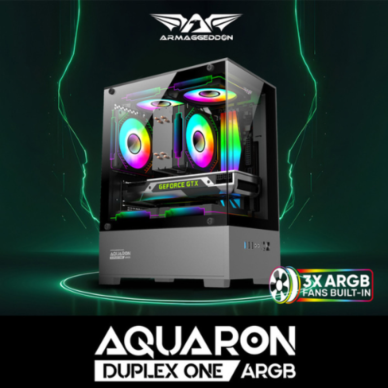 Armaggeddon Aquaron Duplex One Micro-ATX Gaming PC Case
