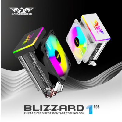 Armaggeddon Blizzard 1 RGB CPU Air Cooler | Intel & AMD Socket