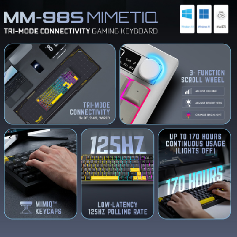 Armaggeddon MM-98S MMIQ Wireless Gaming Keyboard