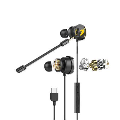 Armaggeddon Wasp 7 Pro Triple Driver Gaming Earphones | Detachable Mic