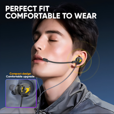 Armaggeddon Wasp 7 Pro Triple Driver Gaming Earphones | Detachable Mic