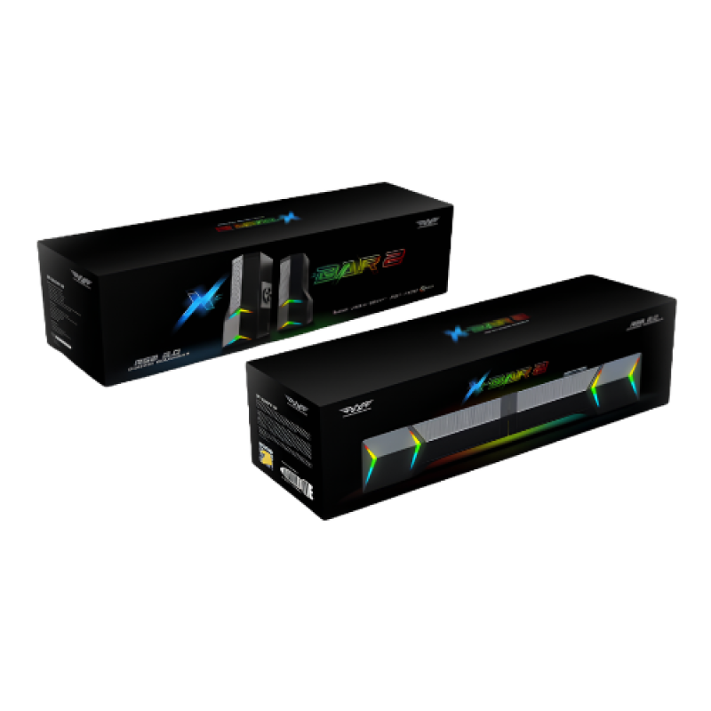 Armaggeddon X-Bar 2 Detachable RGB Gaming Soundbar | 2.0 Stereo