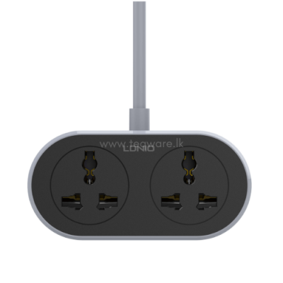 LDNIO SC2018 2-Outlet Universal Extension Power Socket
