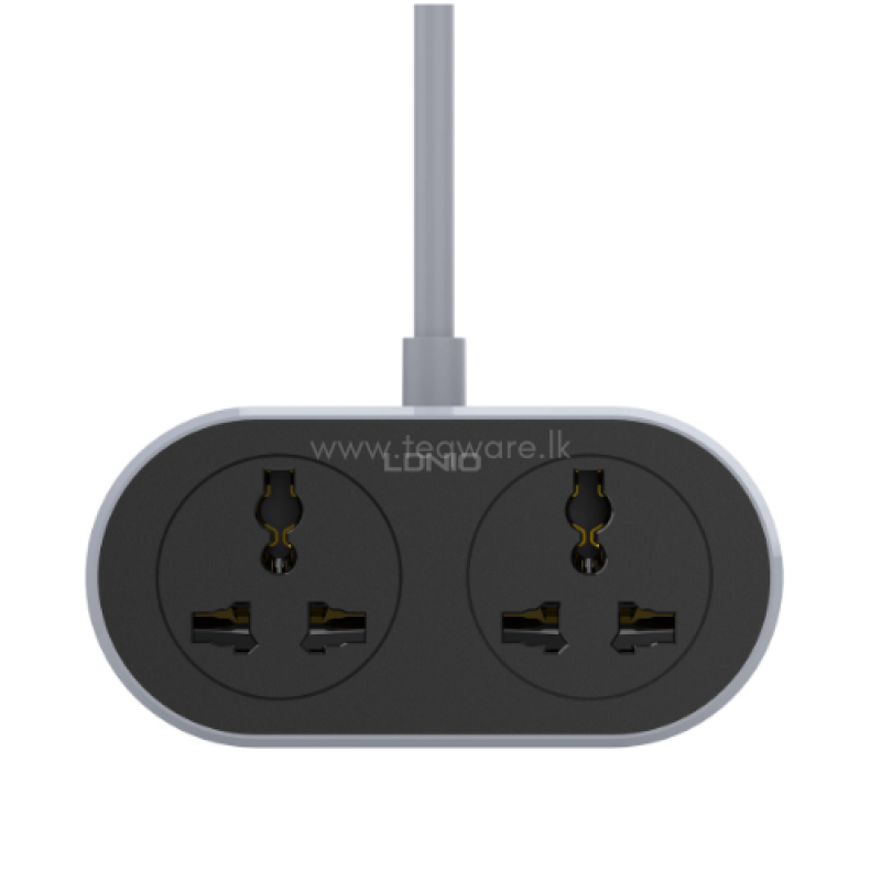 LDNIO SC2018 2-Outlet Universal Extension Power Socket