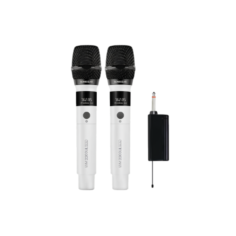 SonicGear WM 2200UL Dual Wireless UHF Microphone System