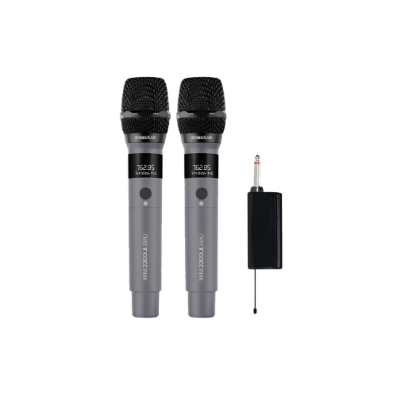 SonicGear WM 2200UL Dual Wireless UHF Microphone System